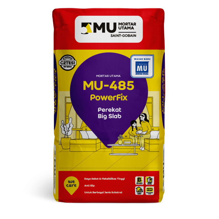 TERBAIK MORTAL UTAMA MU-485 SEMEN INSTAN PEREKAT KERAMIK 25KG