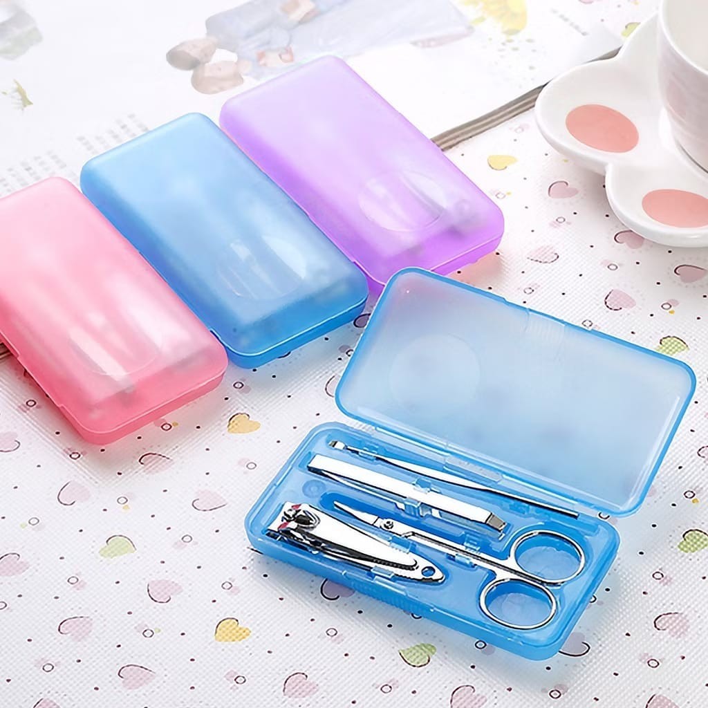 Manicure Pedicure Set 4IN1/Manicure Pedicure Alat Gunting Kuku 4 in 1/Pedicure Menicure Set 4In1
