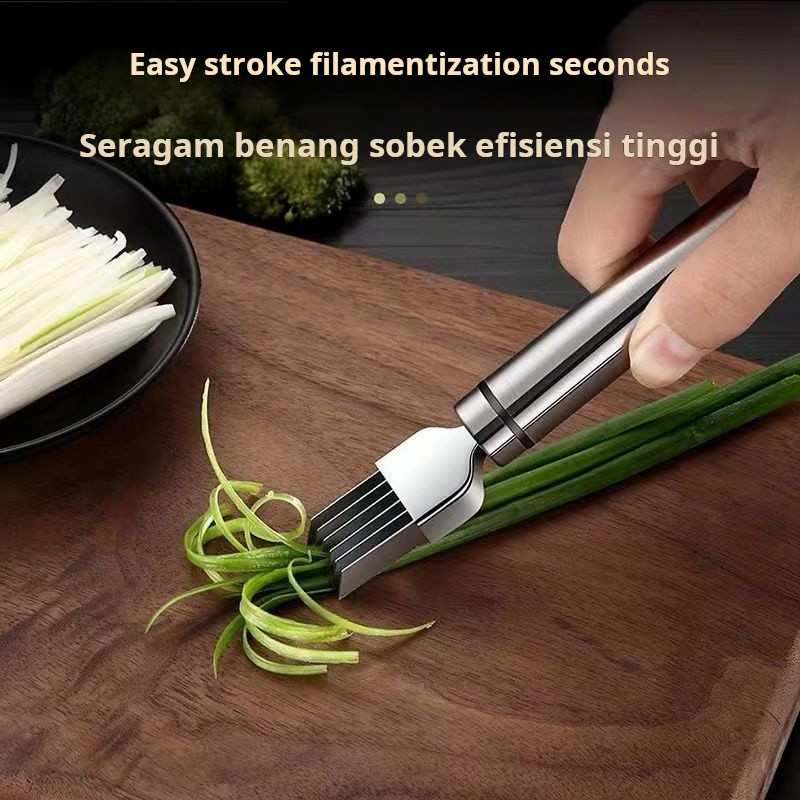 Best Deals Pisau Pengiris Daun Bawang Stainless Steel, Pisau Pengiris, Pengiris Daun Bawang,