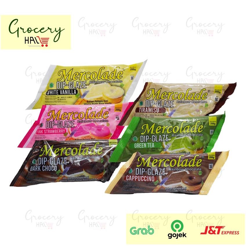 

MERCOLADE DIP GLAZE 200 GRAM - TOPPING DONUT
