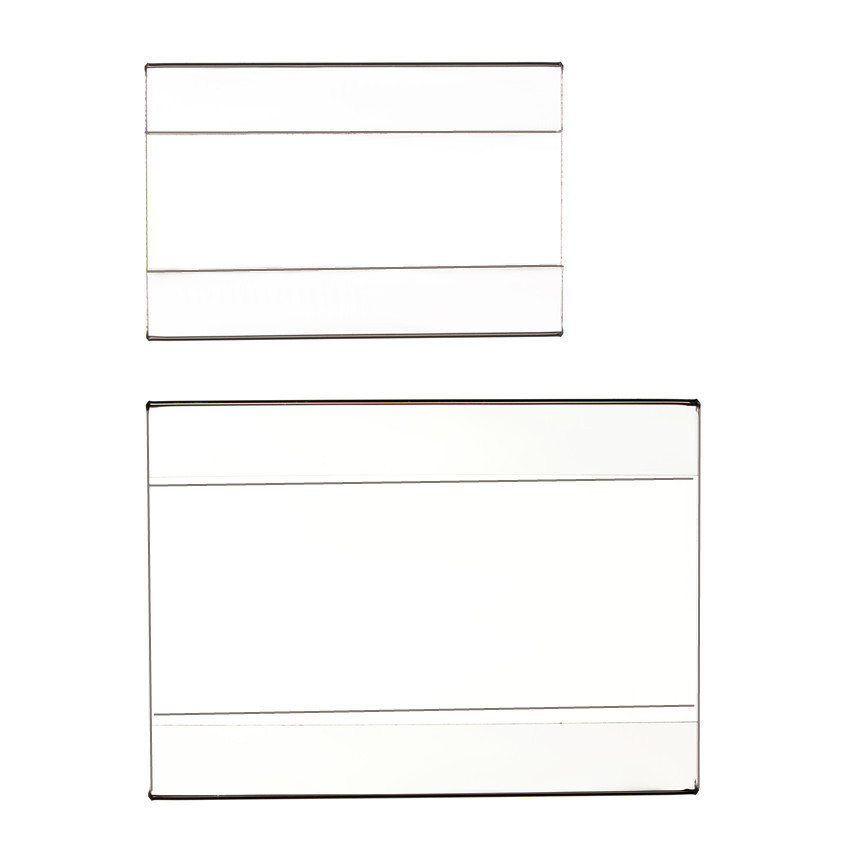 

1Pack Acrylic Plastic Name Sign Card Display Holders Price Tag Label ID Show Clear Advertising Promotion T1.2mm