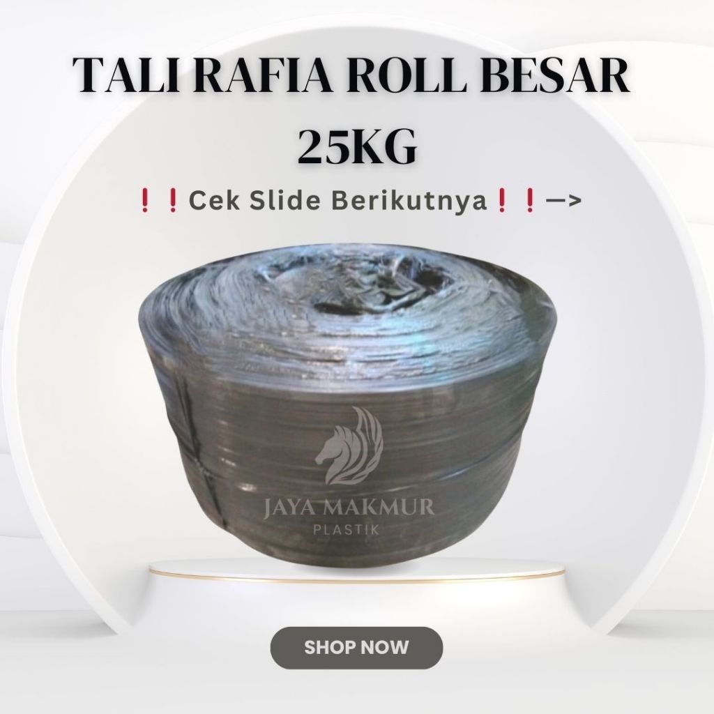 

Tali Rafia 25kg roll gulungan besar abu 25kg 25 kg termurah variasi 20kg - 30kg (BACA DESCRIPTION)