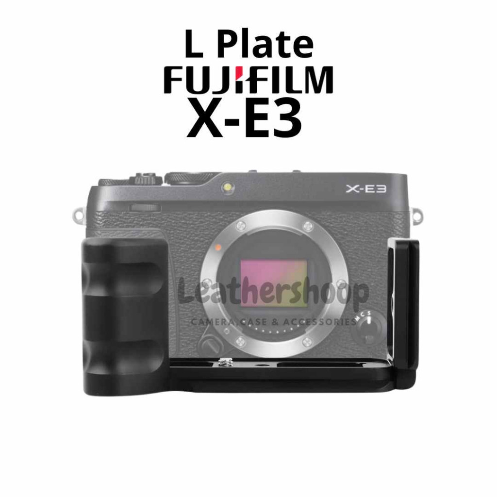 L Plate Hangrip Fujifilm XE3 Fuji X-E3 Grip Bracket Handling LogamCO