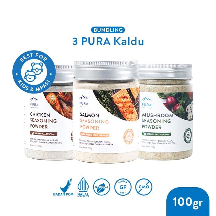 

Dijual Pura Kaldu Asli | 3 Bumbu Kaldu Ayam Kampung, Sapi, Jamur & Salmon (100gr) - Mpasi - BB Boster - No Msg - No Gula - Serbaguna - Gluten Free - Kaldu Ayam 100gr, Kaldu Salmon 100gr, Kaldu Sapi 100gr Terlaris Tbk