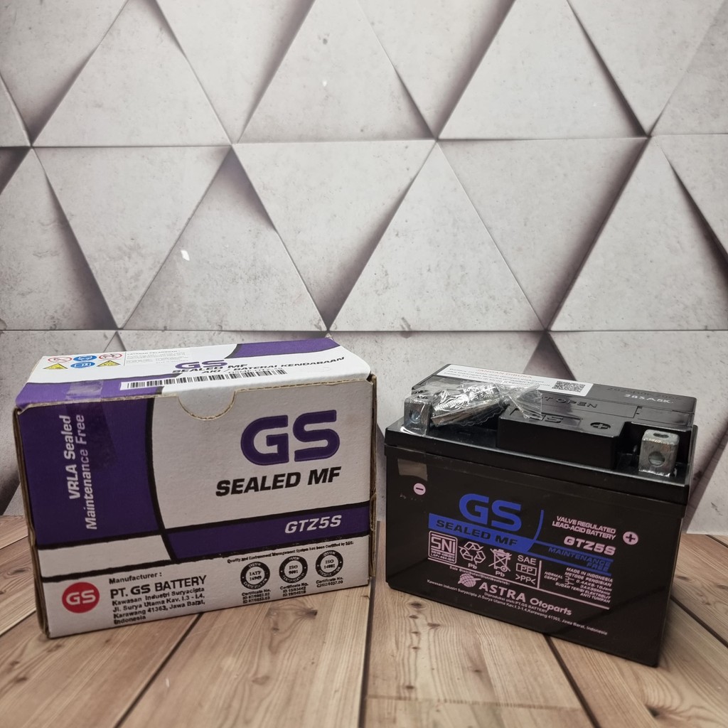 Aki Motor Astra GS GTZ5s NVA New Vixion Advance Accu Kering MF ORI