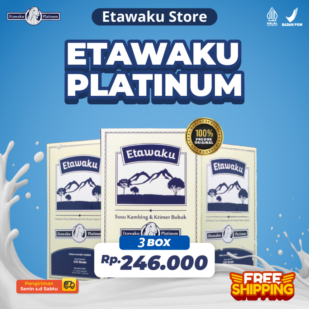 

Etawaku Susu Etawa Asma Sesak Napas Original 3 Box