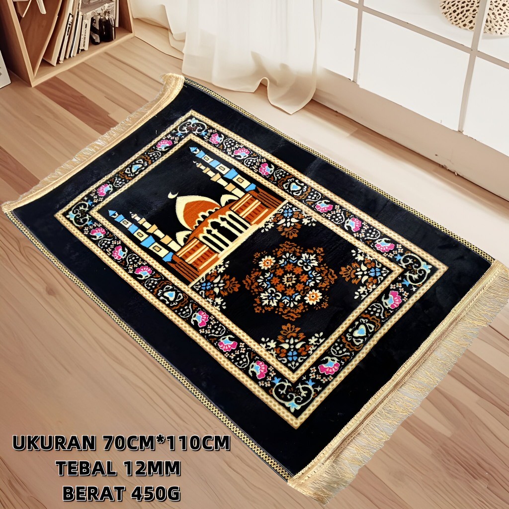 Sajadah Elegan Nyaman Tebal Ready Stock Terlaris Motif Murah Mozaik Sholat Lebaran Berkualitas Terba