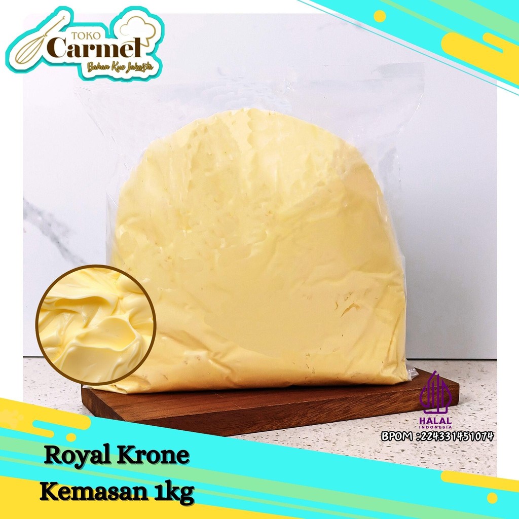

Royal Krone Butter 1kg - BOS Pengganti Butter Margarine