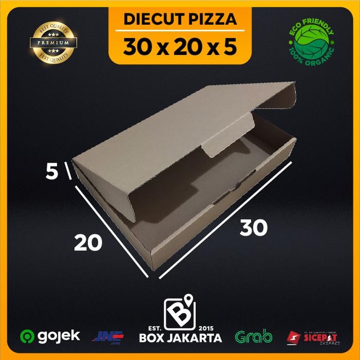 

KARDUS uk 30x20x5 CM Diecut Pizza Corrugated Packaging Box