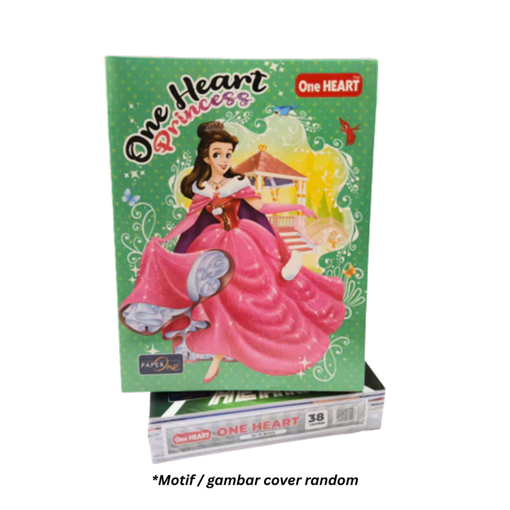 

Buku Tulis One Heart By Paper One Isi 38 Lembar (1 pak isi 10pcs )