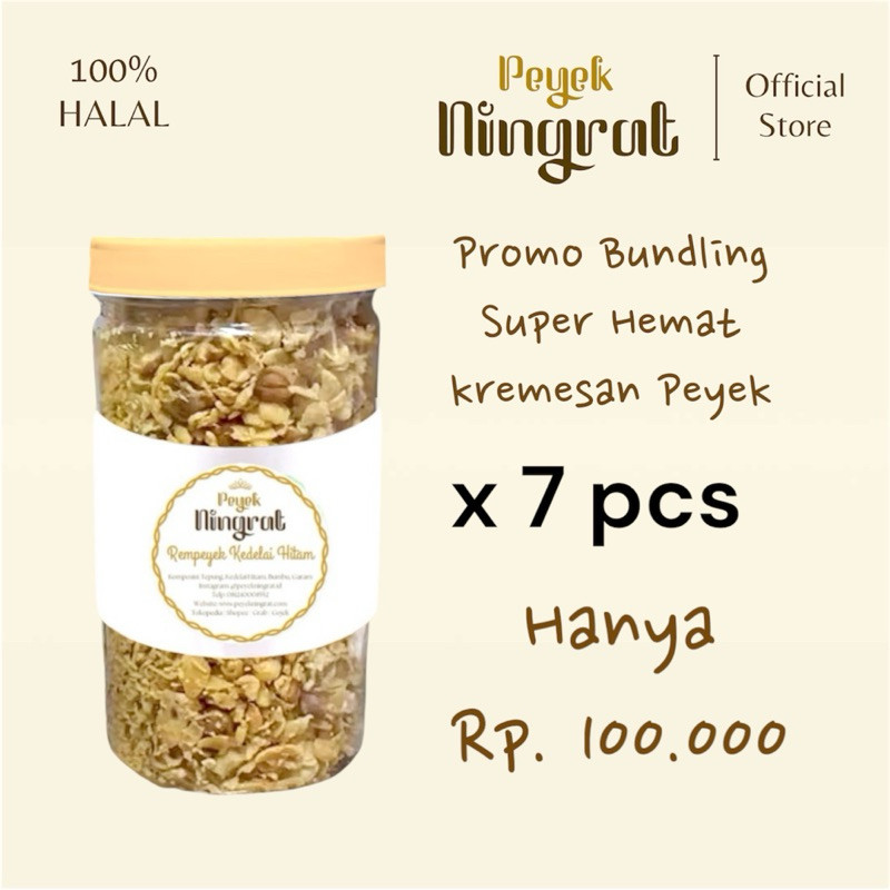 

PEYEK NINGRAT - Kremes Rempeyek Semua Varian (Bundling)