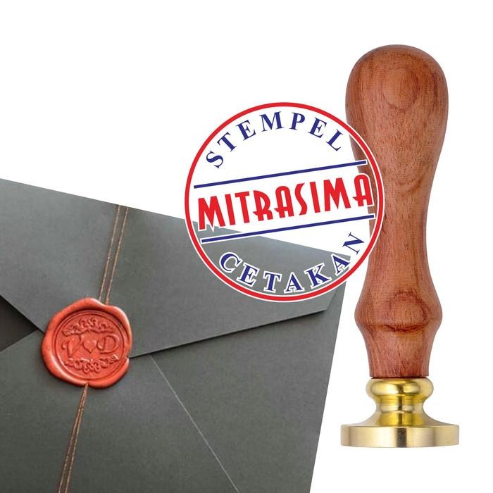 

wax stamp stempel lilin custom desain - 25 mm