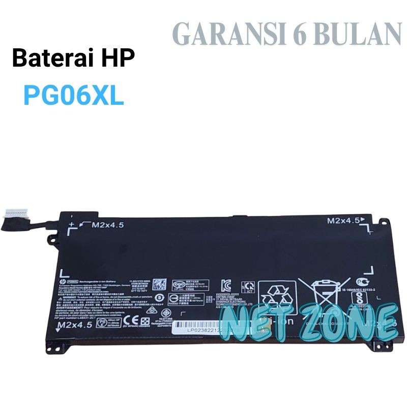 Baterai For HP Omen 15-dh1020TX 15-dh0180TX 15-dh0105TX 15-dh0000NK PG06XL -NZONE