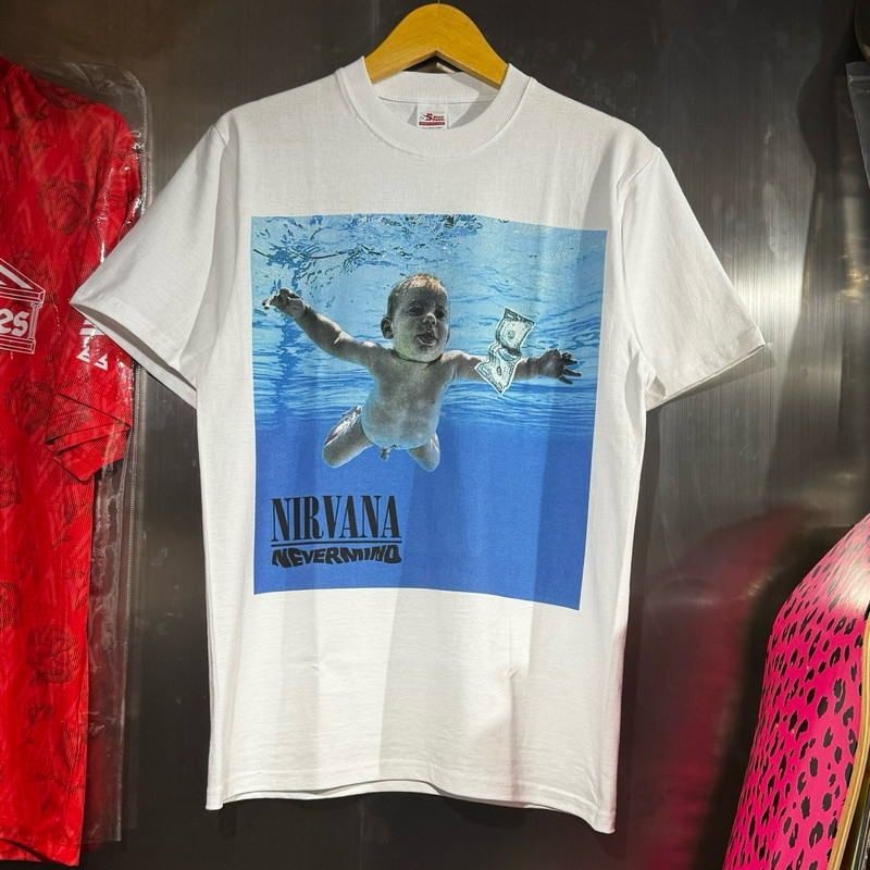 NIRVANA - NEVERMIND TOUR TSHIRT WHITE
