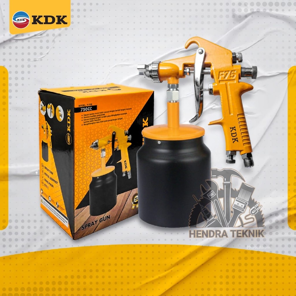 

SPRAYGUN F75S SPRAY GUN TABUNG BAWAH SPET DUCO SEPET DICO SEMPROT CAT