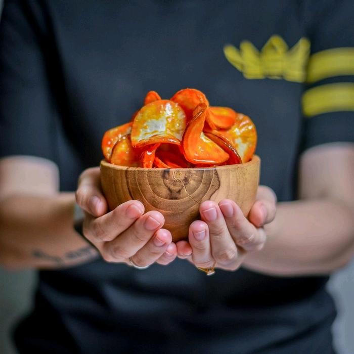 

Sale keripik balado shirley panjang 250g asli padang Happy Shopping