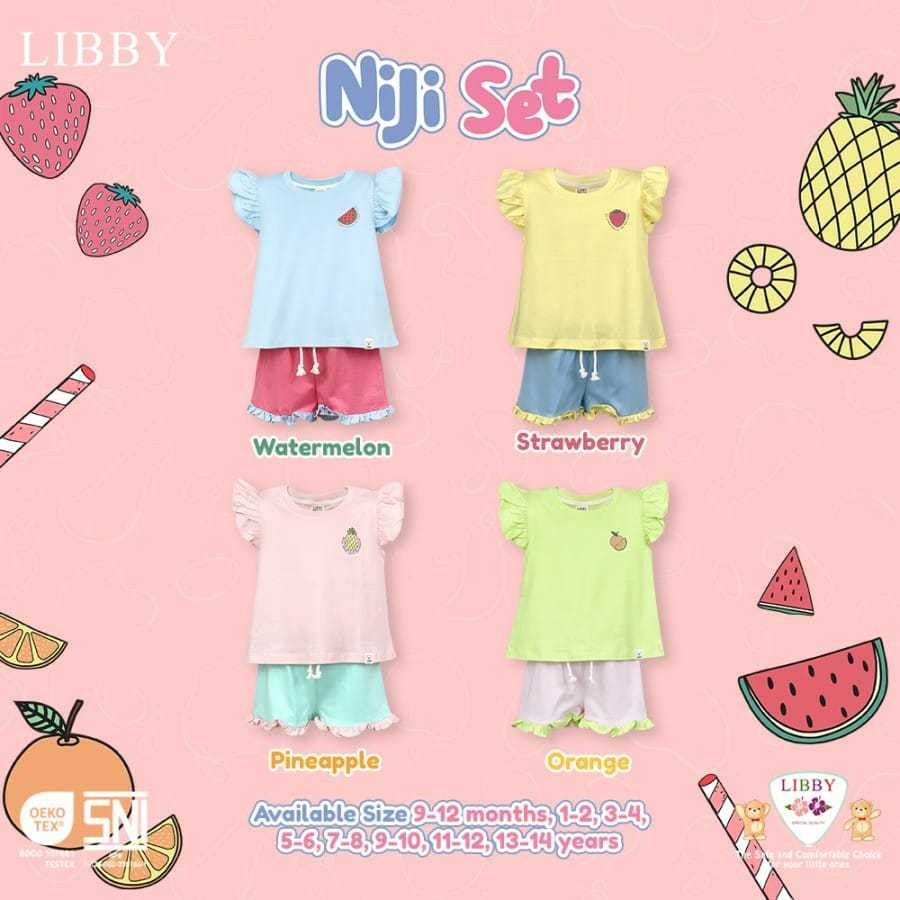 LIBBY - STELAN NIJI SET COTTON MIX GIRL (5-6Y)