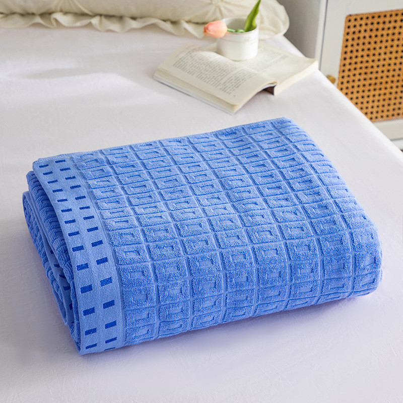 Cotton Towel Blanket for Beds Summer Terry Towelling Quilt Bed Cover Adults Students Dormitory Bed C