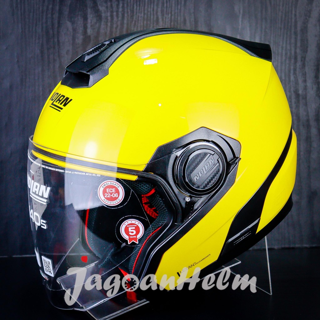 NOLAN HELM N405 CLASSICO 306 | YELLOW JET | N-405 DOUBLE VISOR