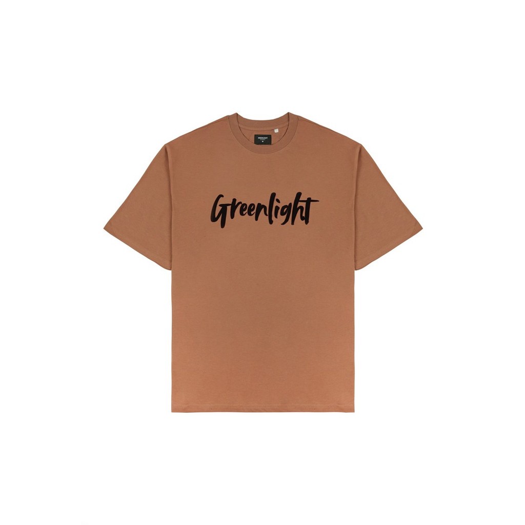 Greenlight Logo Rugged Font Basic T-Shirt 290423