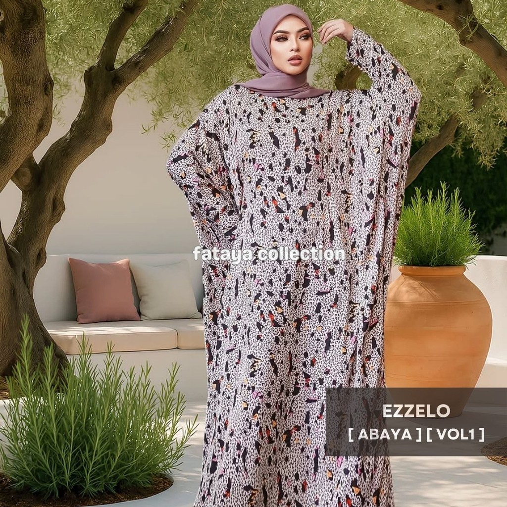 Fataya Collection EZZELO Abaya Farasha - Kain Silk
