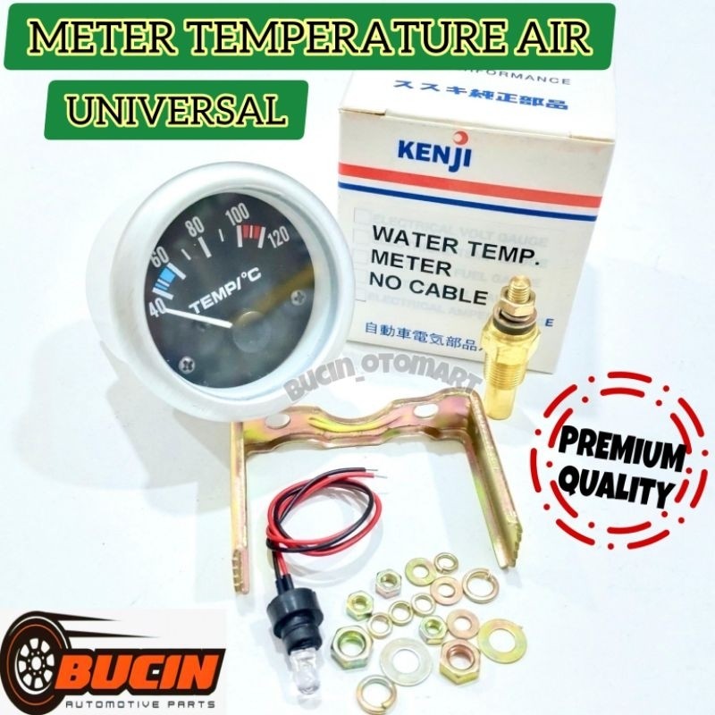 Meter Ampere Panas / Ampere Meter Temperatur Suhu Air Untuk Mobil & Mesin Universal