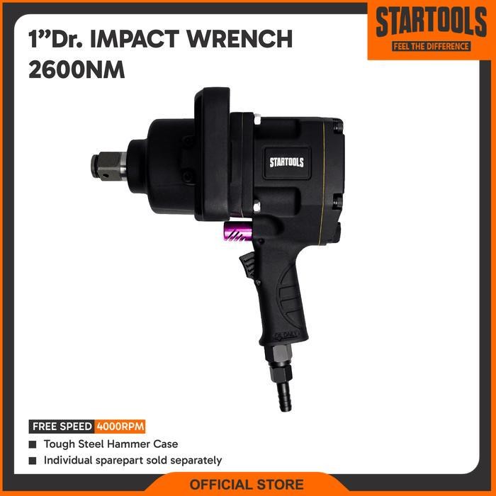 Startools Air Impact Wrench Angin Pneumatic 1" inch Torque Torsi 2600Nm Heavy Duty Pistol