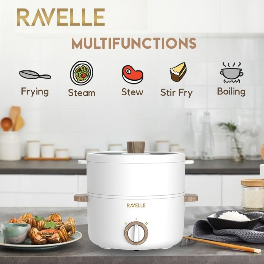 Ravelle Panci Listrik Multicooker 2.5L