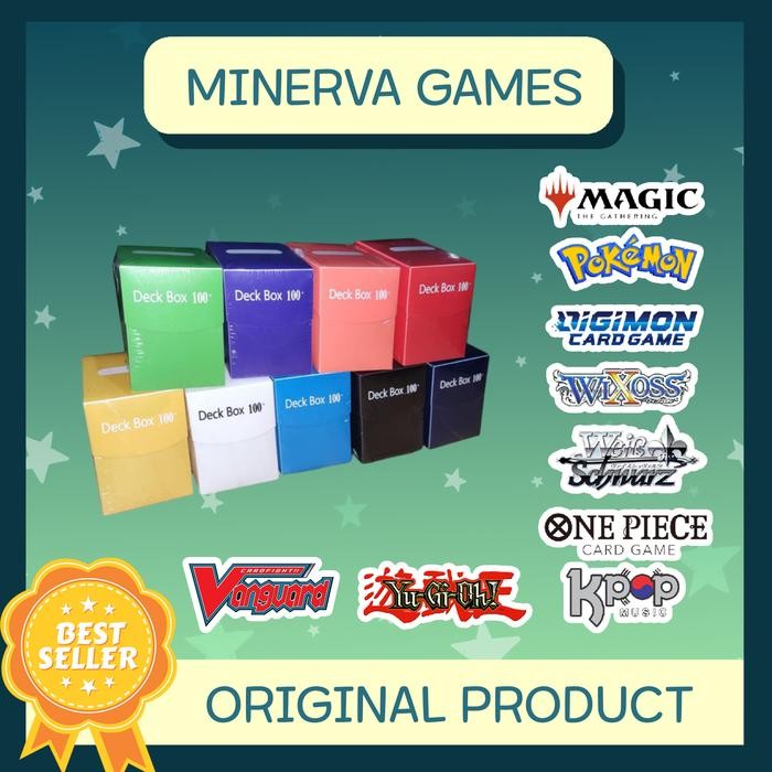 Novice Deck Box TCG Hard Plastik Size 100+ Pokemon, MTG, OnePiece, Digimon