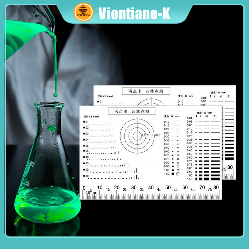 

Gauge Point PET / Gauge Transparent Film Stain Card / Comparison Card Stain