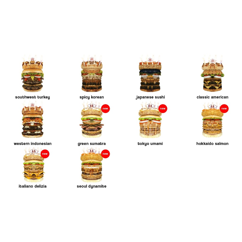 

TERLARIS Medium Monster Birthday Burger 13cm (Birthday Cake Aesthetic)