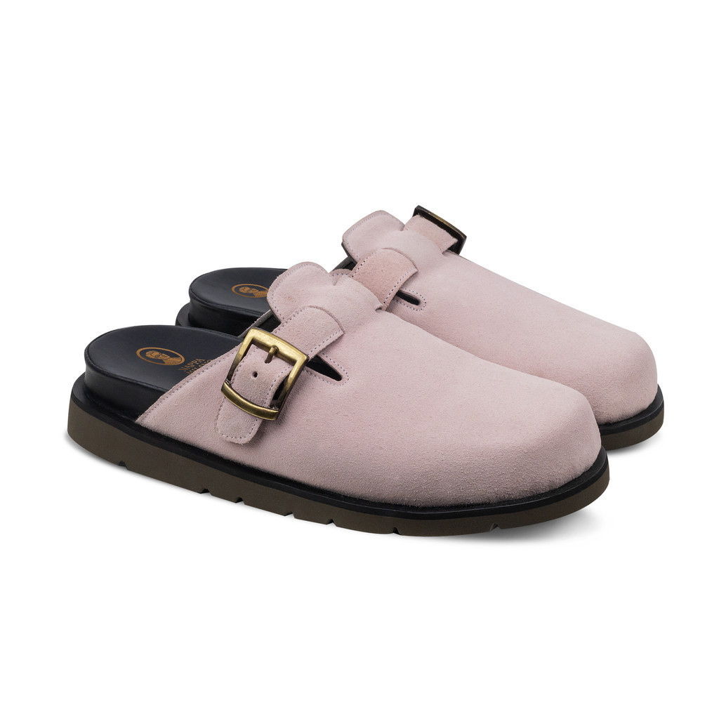 Juno Slippers Pastel Pink - Nappa Milano - Sandal Clog Unisex