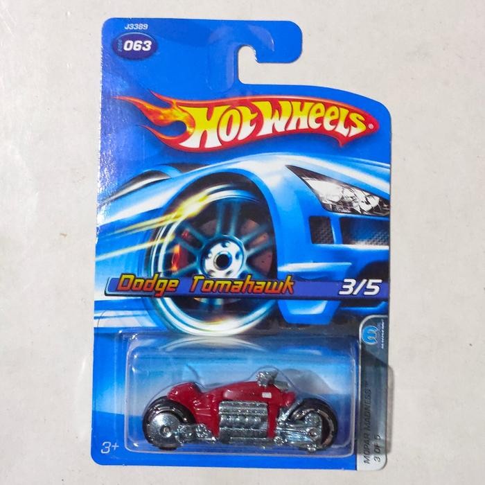 TR99 Hotwheels Hot Wheels Dodge Tomahawk merah 2007
