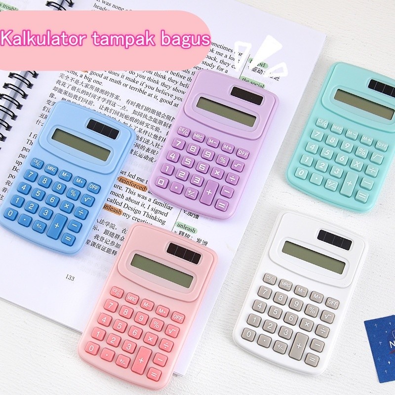 

TERMURAH Kalkulator Minimalis 8 Digit / Calculator For School / Mini Calculator Lucu/ Calculator Mini Pocket Sized 8 Digit Warna Lucu BISA COD