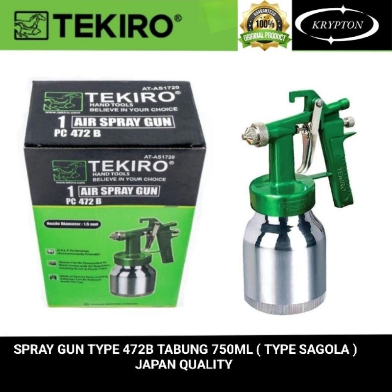 tekiro spray gun semprotan cat type 472B model sagola tabung 750ml jaminan asli originalHALA