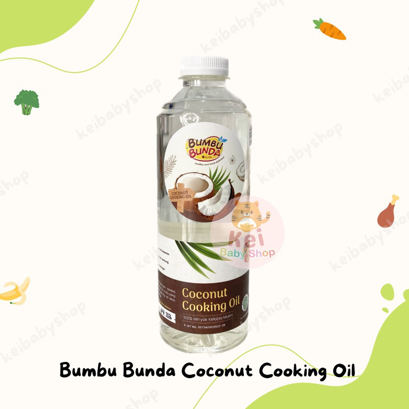 

Bumbu Bunda Coconut Cooking Oil 500ml / Minyak Kelapa MPASI / Minyak Goreng MPASI