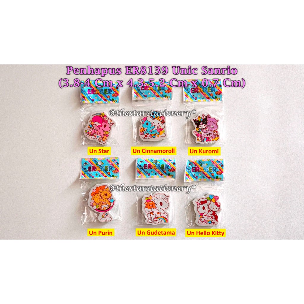 

(1 Biji) Penghapus San Rio / Penghapus Karakter / Penghapus Fancy / Penghapus SBSIMP ER8139 (1 Biji)