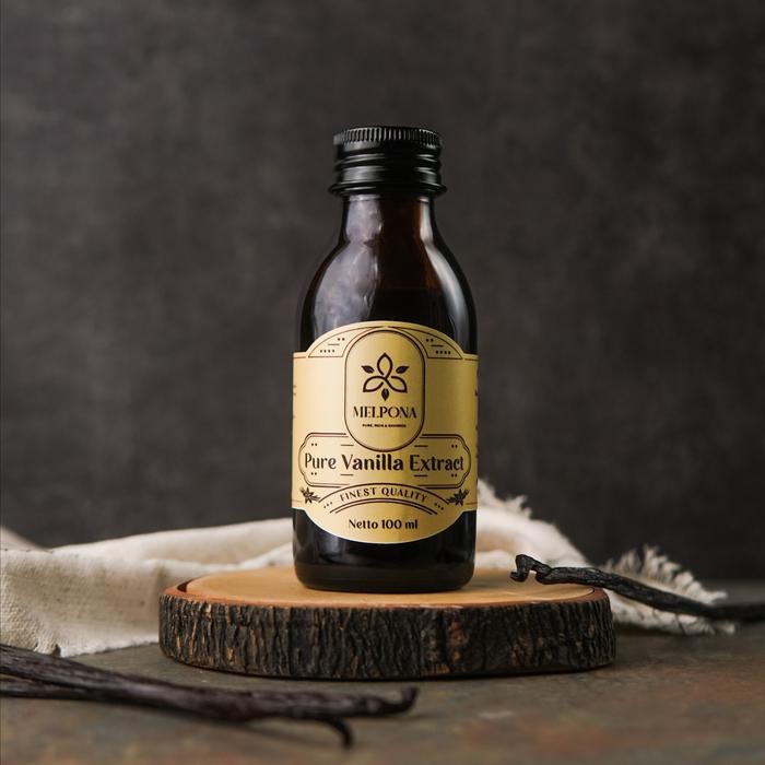 

Melpona Pure Vanilla Extract Ekstrak Vanili Murni 100 ml 100ml - 60 ml