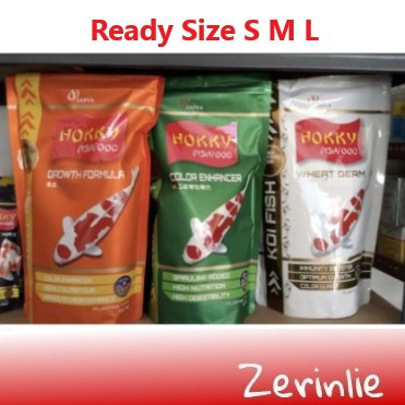 Hokky Growth / Hokky Wheat Germ / Hokky Color Enhancer / pakan ikan koi / pelet koi / makanan ikan /