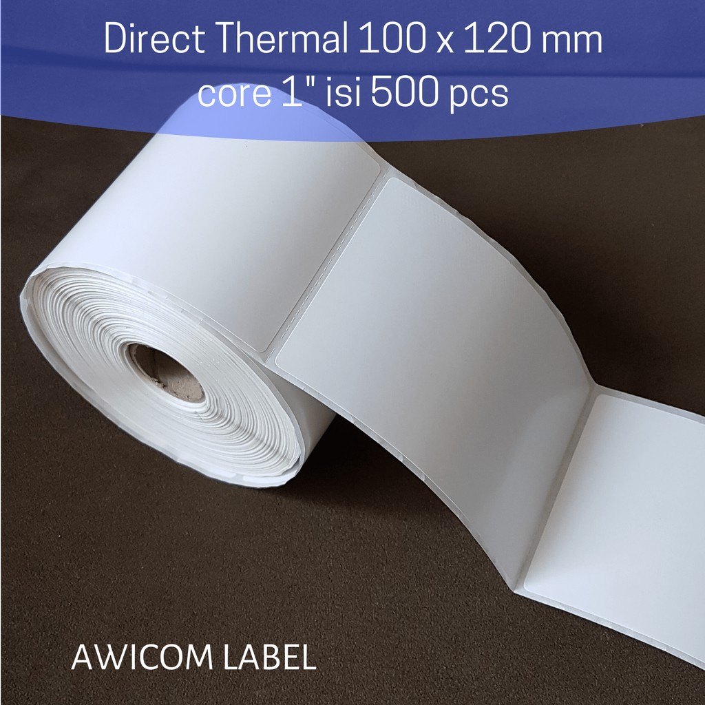 

KAYDEN STORE Label Barcode Direct Thermal 100x120 100 x 120 mm isi 500 pcs