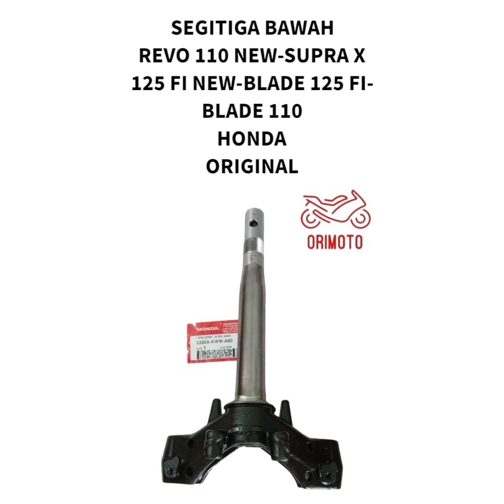 ORIMOTO-SEGITIGA BAWAH REVO SUPRA X BLADE BLADE 110 125 NEW HONDA 5320A-KWW-A80 ORIGINAL