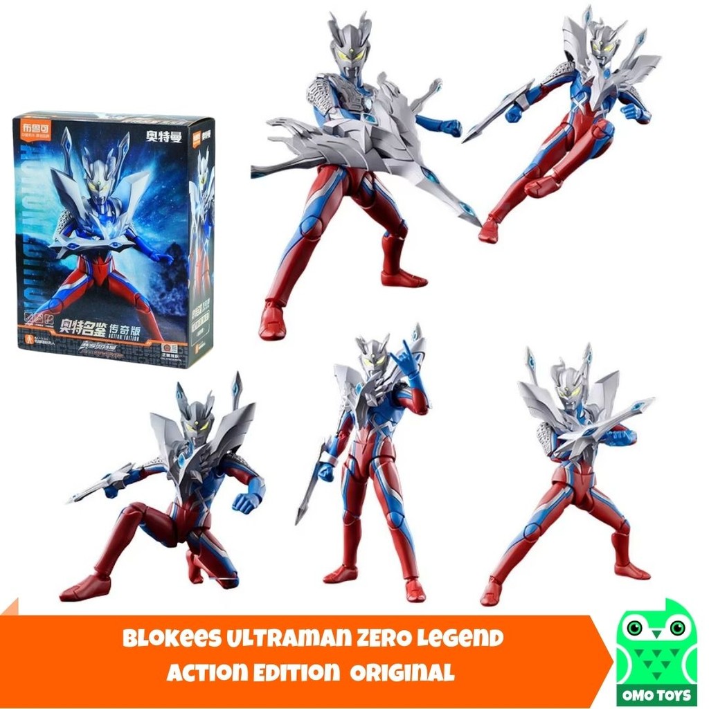 Blokees Ultraman Zero Ultimate Aegis Action Edition Legend Model Kit Original