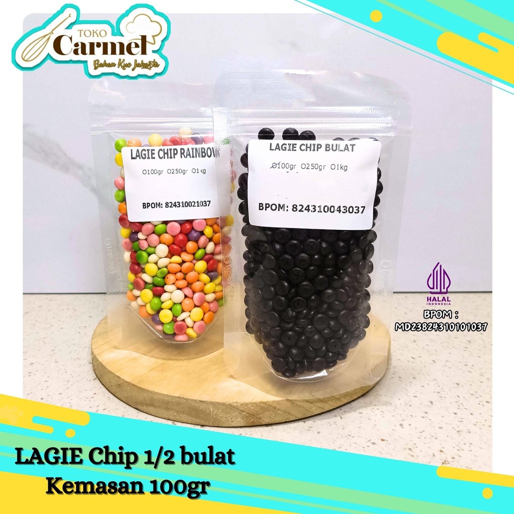 

Lagie Coklat Chip 100gr - Choco Chip Bulat