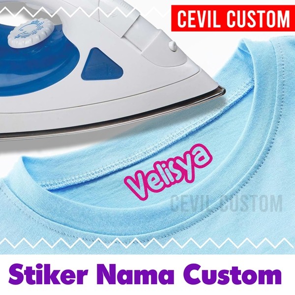 

Stiker Nama Baju Custom Untuk Bahan Kain di Setrika