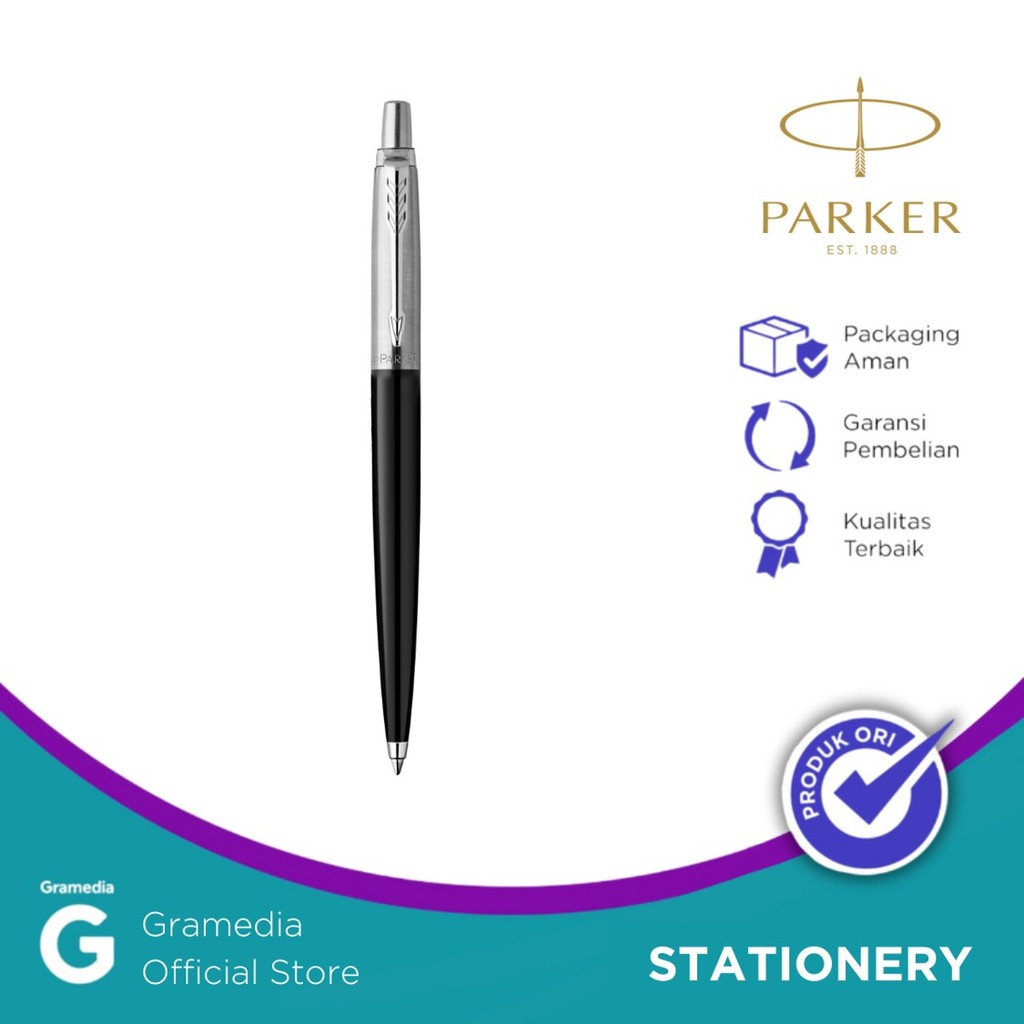 

Pulpen Parker Jotter Sparker Black Bp M