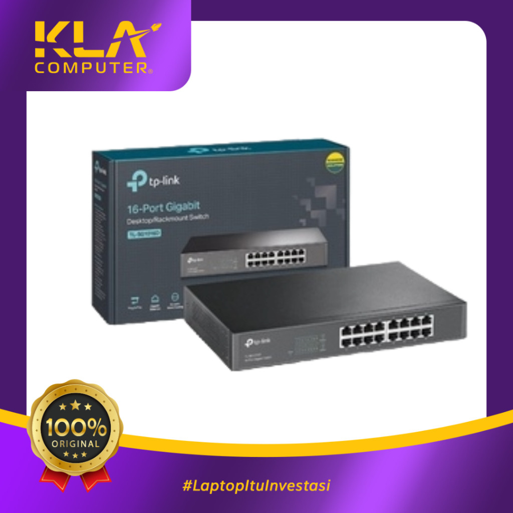 TP-Link TL-SG1016D | 16-Port Gigabit Desktop/Rackmount SwitchCO