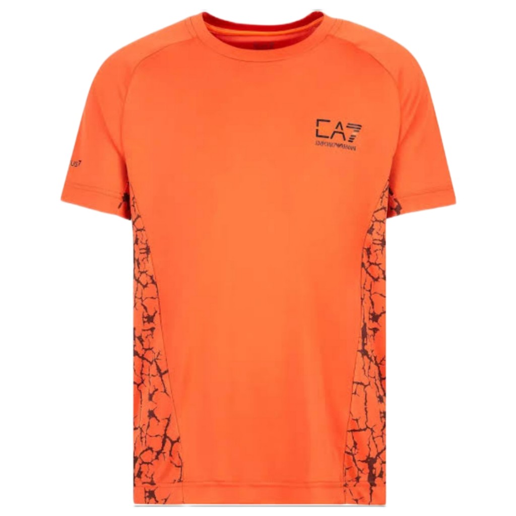 EA EA7 Tennis Pro Orange / Kaos Branded Original