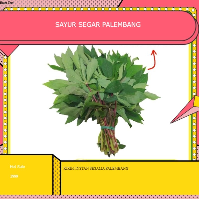 

Daun Singkong / Ubi Per Ikat - Palembang