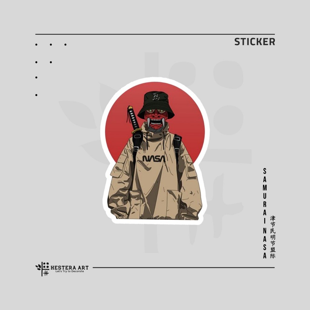 

Stiker Japanese Sticker Vinyl Doff Laminasi | Stiker Japan Nasa Style