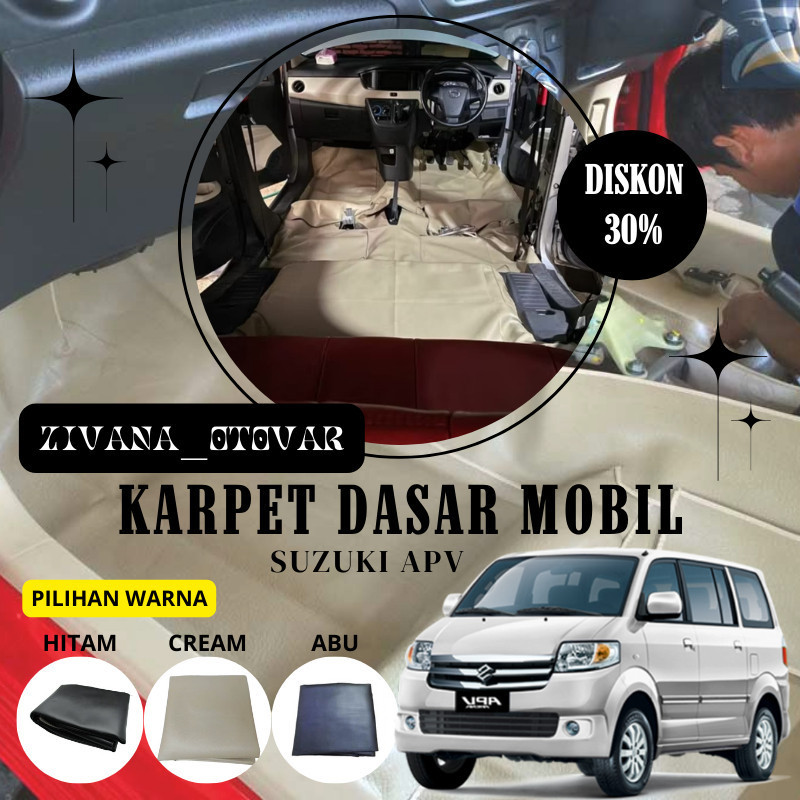 Karpet Dasar Lantai Mobil Super Peredam Suzuki - APV